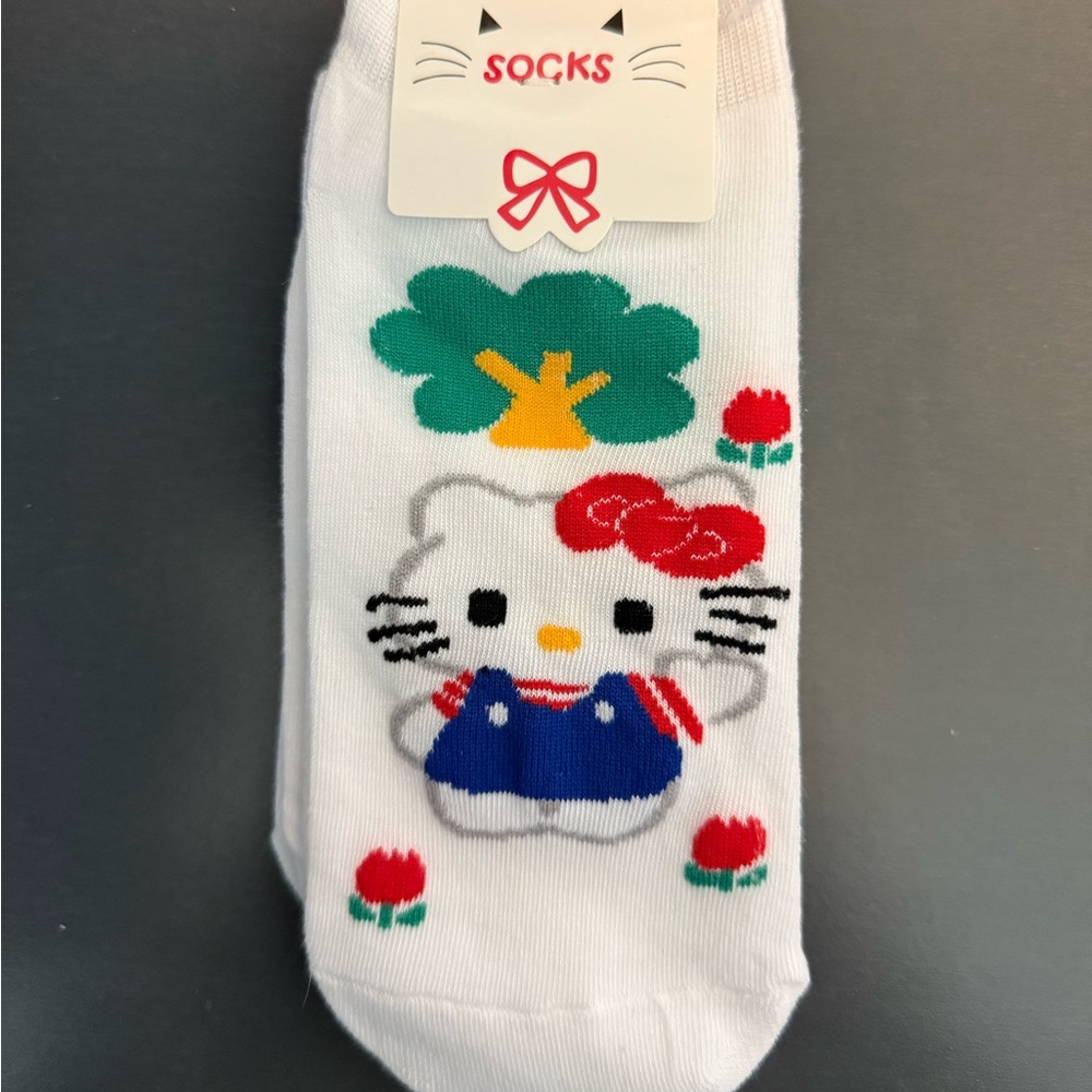 Hello Kitty Socks - Pink, Purple, White - Picture 3 of 5